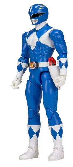 Hasbro Mighty Morphin Power Rangers Blue Ranger 6" Action Figure With Megazord Part -Hasbro 045557431617 4 89736.1599515397