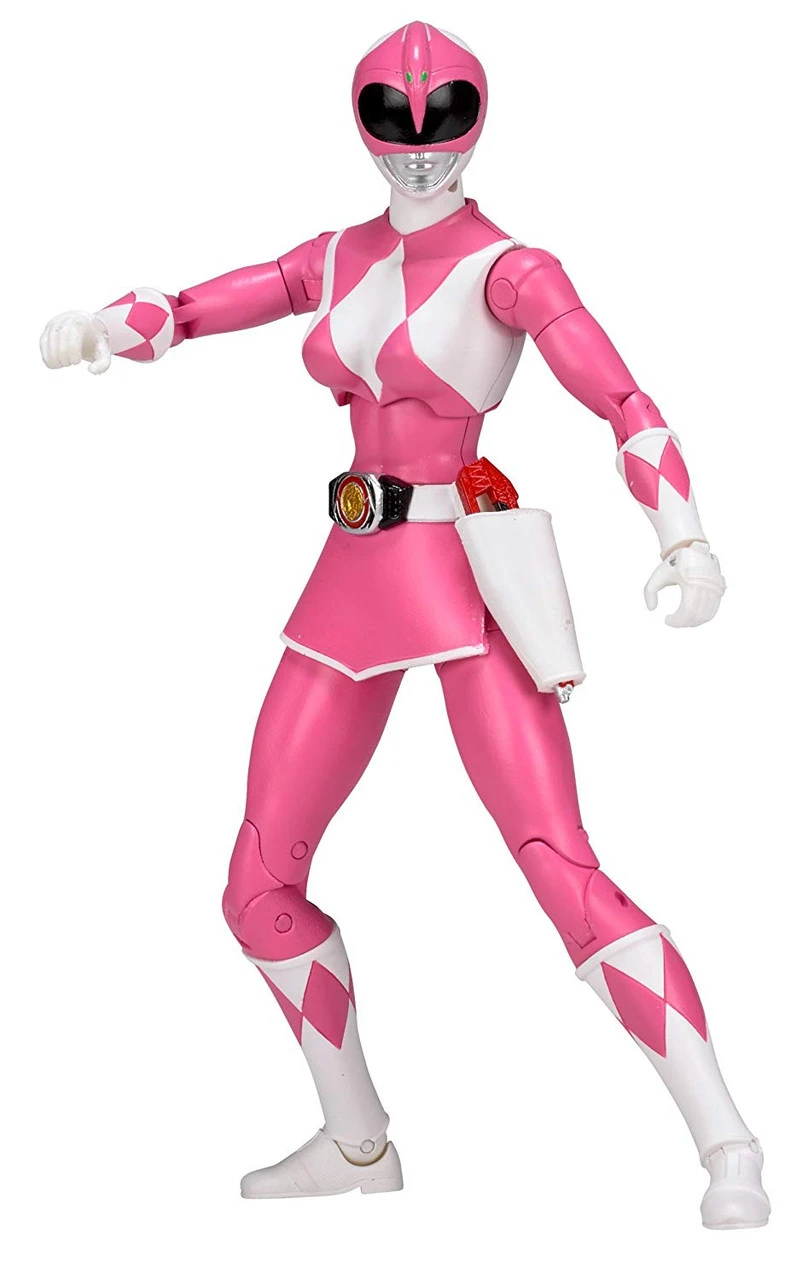 Hasbro Mighty Morphin Power Rangers Pink Ranger 6" Action Figure With Megazord Part 4 Hasbro Mighty Morphin Power Rangers Pink Ranger 6" Action Figure With Megazord Part - Image 2