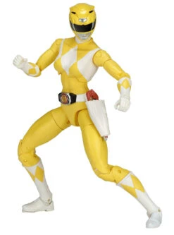 Hasbro Mighty Morphin Power Rangers Yellow Ranger 6" Action Figure With Megazord Part -Hasbro 045557431662 96857.1599515389
