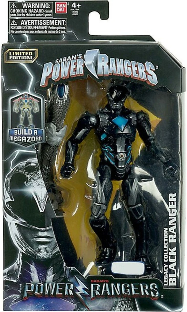 Hasbro Power Rangers Legacy Collection Black Ranger 6in Action Figure 3 Hasbro Power Rangers Legacy Collection Black Ranger 6in Action Figure