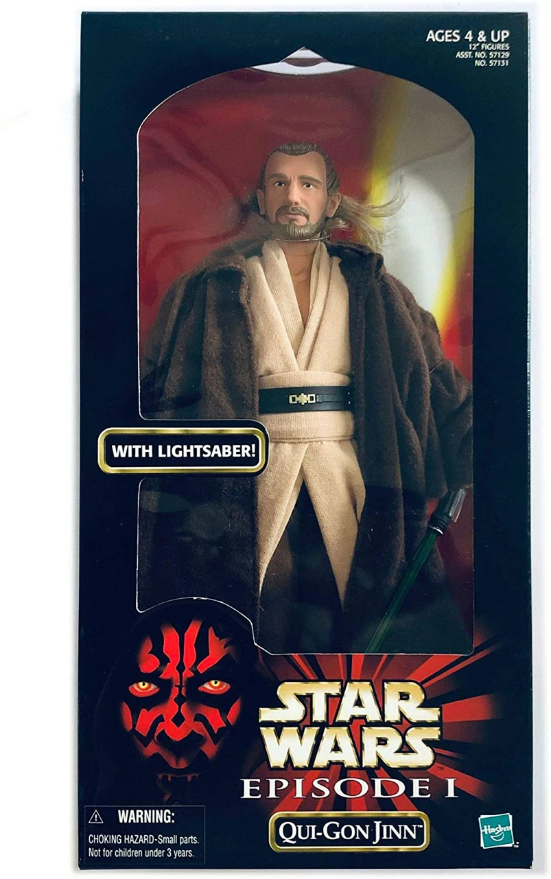Hasbro Star Wars Action Collection Qui-Gon Jinn 12in Action Figure 4 Hasbro Star Wars Action Collection Qui-Gon Jinn 12in Action Figure - Image 2