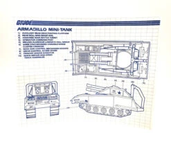 Hasbro GI Joe (1985) ARMADILLO Tank (no Package) -Hasbro 20221230 160039 57087.1672435886