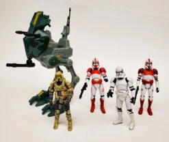 Hasbro Star Wars AT-RT And Clone Trooper Action Figure Lot (No Package) -Hasbro 20230615 130906 92922.1686852384