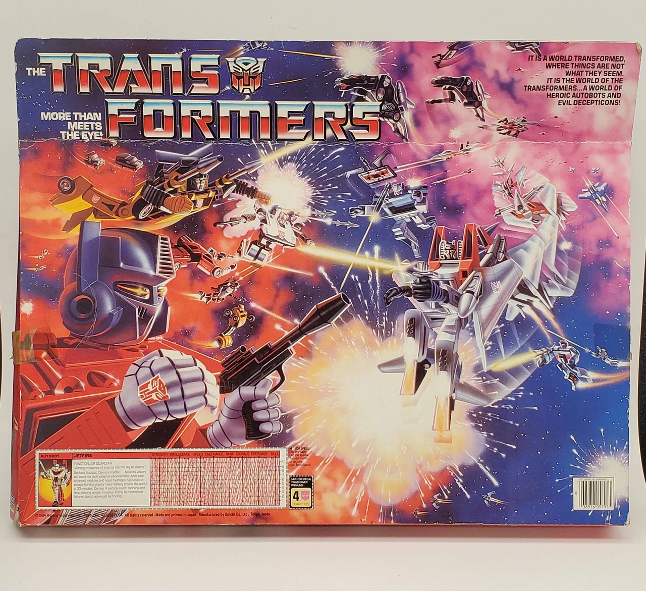 Hasbro Transformers (1985) Jetfire EMPTY BOX ONLY 4 Hasbro Transformers (1985) Jetfire EMPTY BOX ONLY - Image 2
