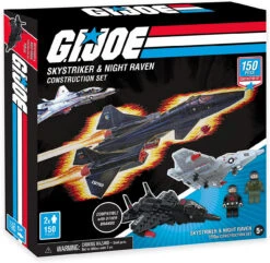 Hasbro GI Joe Skystriker And Night Raven Construction Set (150 Pieces)