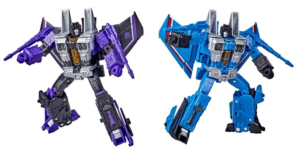 Hasbro Transformers War For Cybertron Earthrise Voyager Thundercracker & Skywarp Seeker 2-Pack Action Figures WFC-E29 3 Hasbro Transformers War For Cybertron Earthrise Voyager Thundercracker & Skywarp Seeker 2-Pack Action Figures WFC-E29