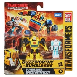 Hasbro Transformers War For Cybertron Trilogy Core Buzzworthy Bumblebee And Spike Witwicky 2 Pack Action Figure -Hasbro 5010993777723