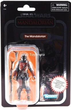 Hasbro Star Wars Vintage Collection The Mandalorian Carbonized F1420 3.75" Action Figure -Hasbro 5010993785520