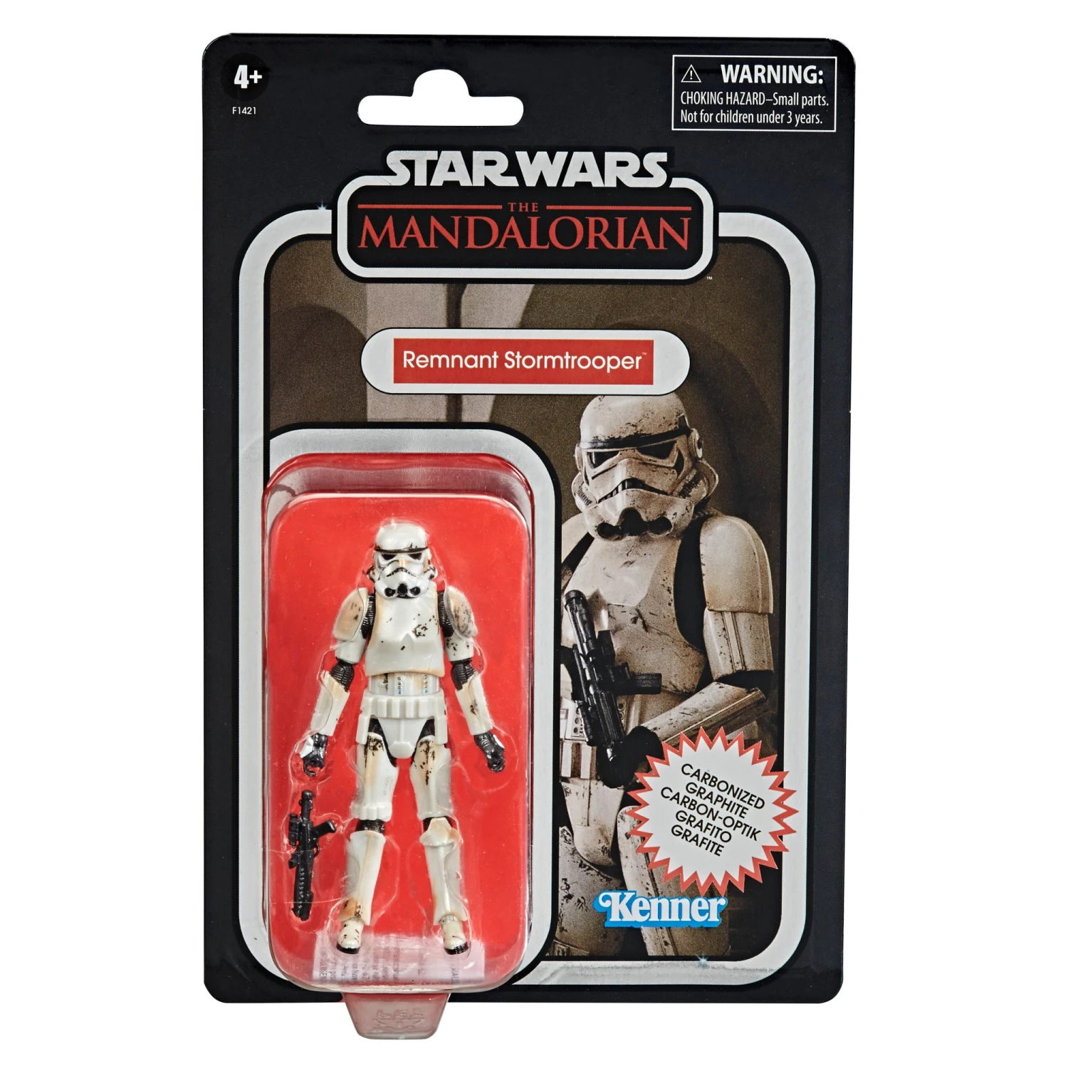 Hasbro Star Wars Vintage Collection Remnant Stormtrooper Carbonized F1421 3.75" Action Figure 7 Hasbro Star Wars Vintage Collection Remnant Stormtrooper Carbonized F1421 3.75" Action Figure - Image 5