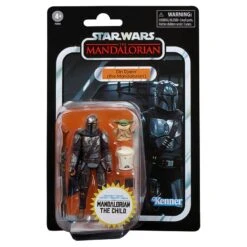 Hasbro Star Wars The Vintage Collection The Mandalorian Din Djarin (The Mandalorian) And The Child 3.75 Inch Action Figure 9 Hasbro Star Wars The Vintage Collection The Mandalorian Din Djarin (The Mandalorian) And The Child 3.75 Inch Action Figure -Hasbro 5010993792696