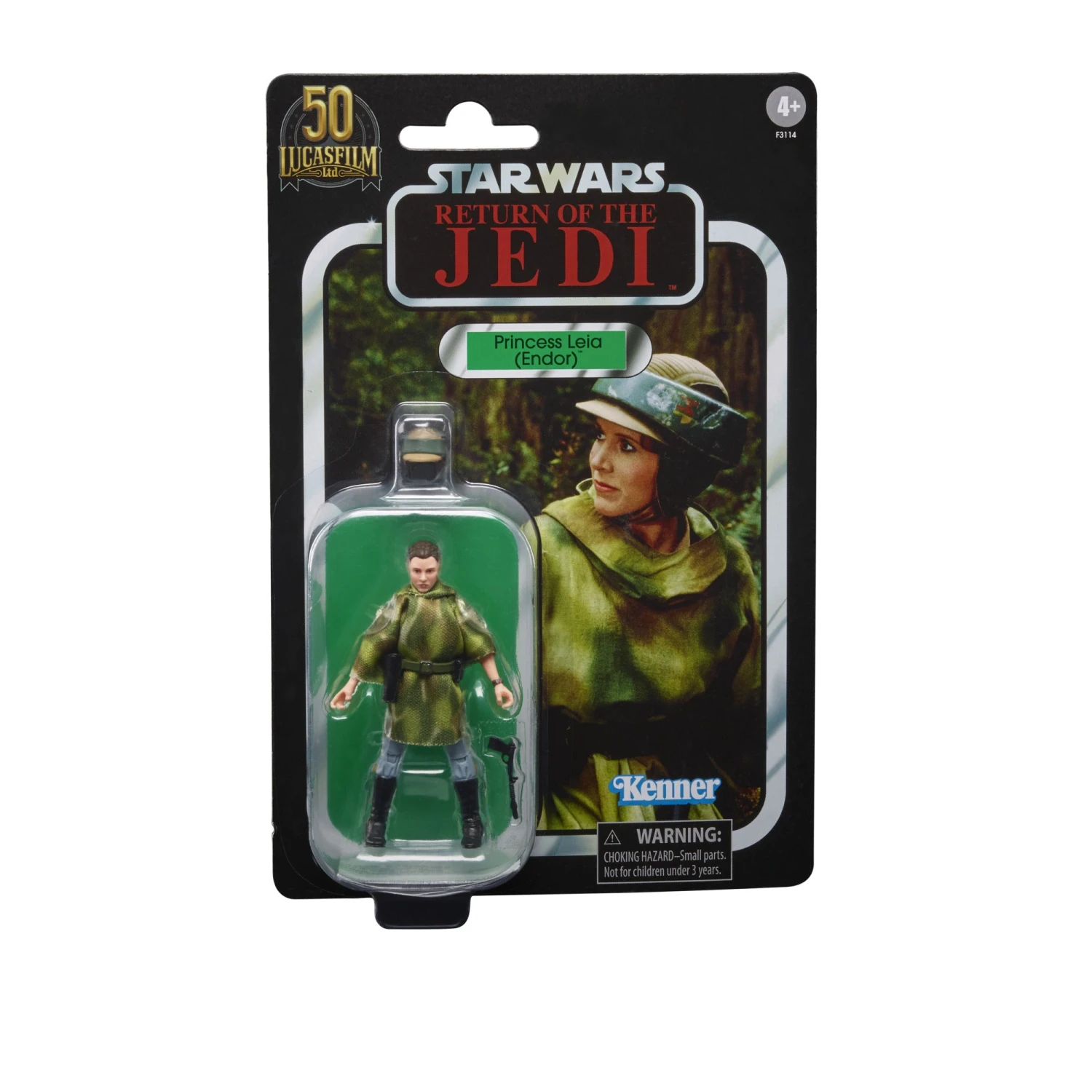 Hasbro Star Wars Lucasfilm 50th Anniversary Vintage Collection Return Of The Jedi Princess Leia (Endor) VC191 3.75" Action Figure 8 Hasbro Star Wars Lucasfilm 50th Anniversary Vintage Collection Return Of The Jedi Princess Leia (Endor) VC191 3.75" Action Figure - Image 6
