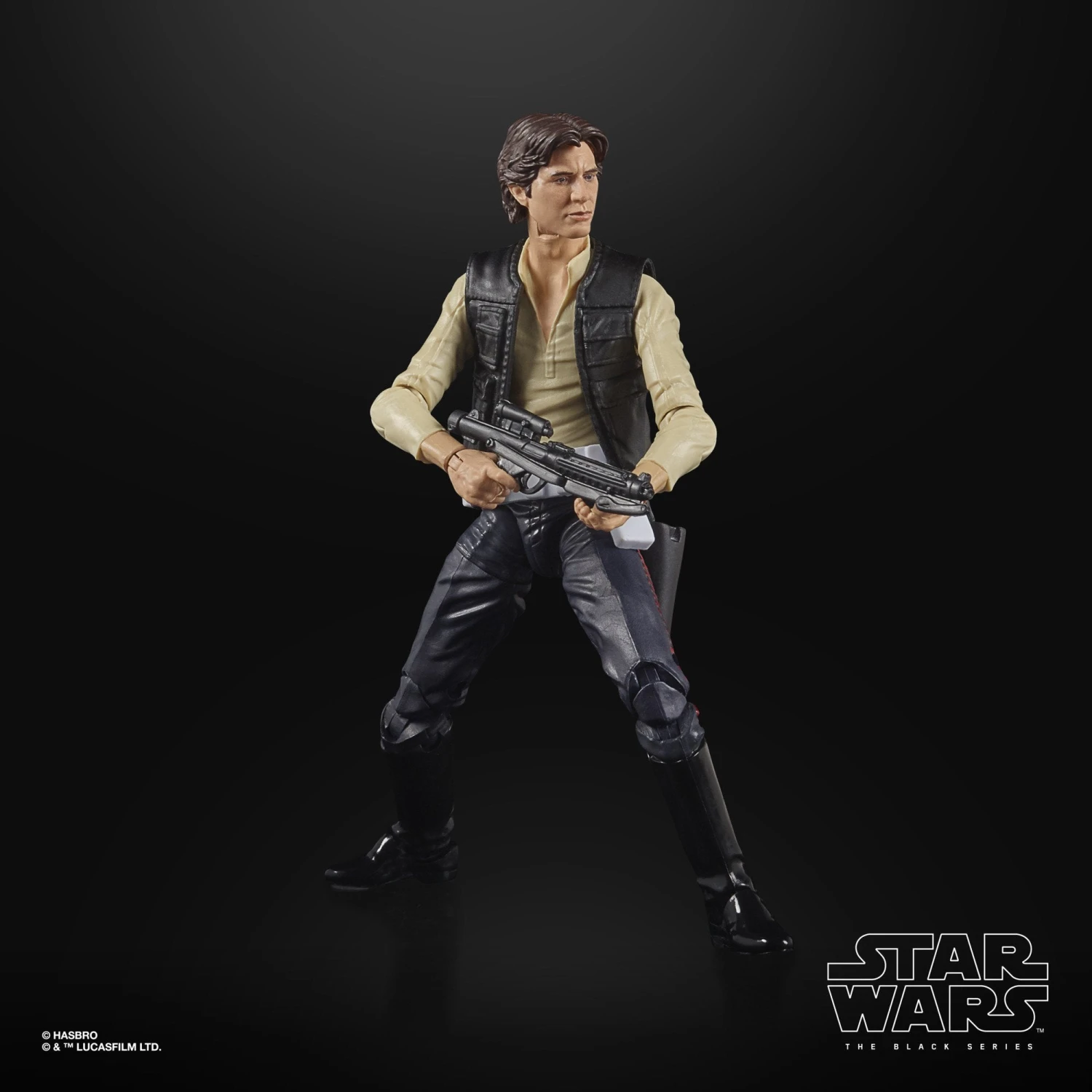 Hasbro Star Wars The Black Series Lucasfilm 50th Anniversary The Power Of The Force Han Solo 6 Inch Action Figure 5 Hasbro Star Wars The Black Series Lucasfilm 50th Anniversary The Power Of The Force Han Solo 6 Inch Action Figure - Image 3