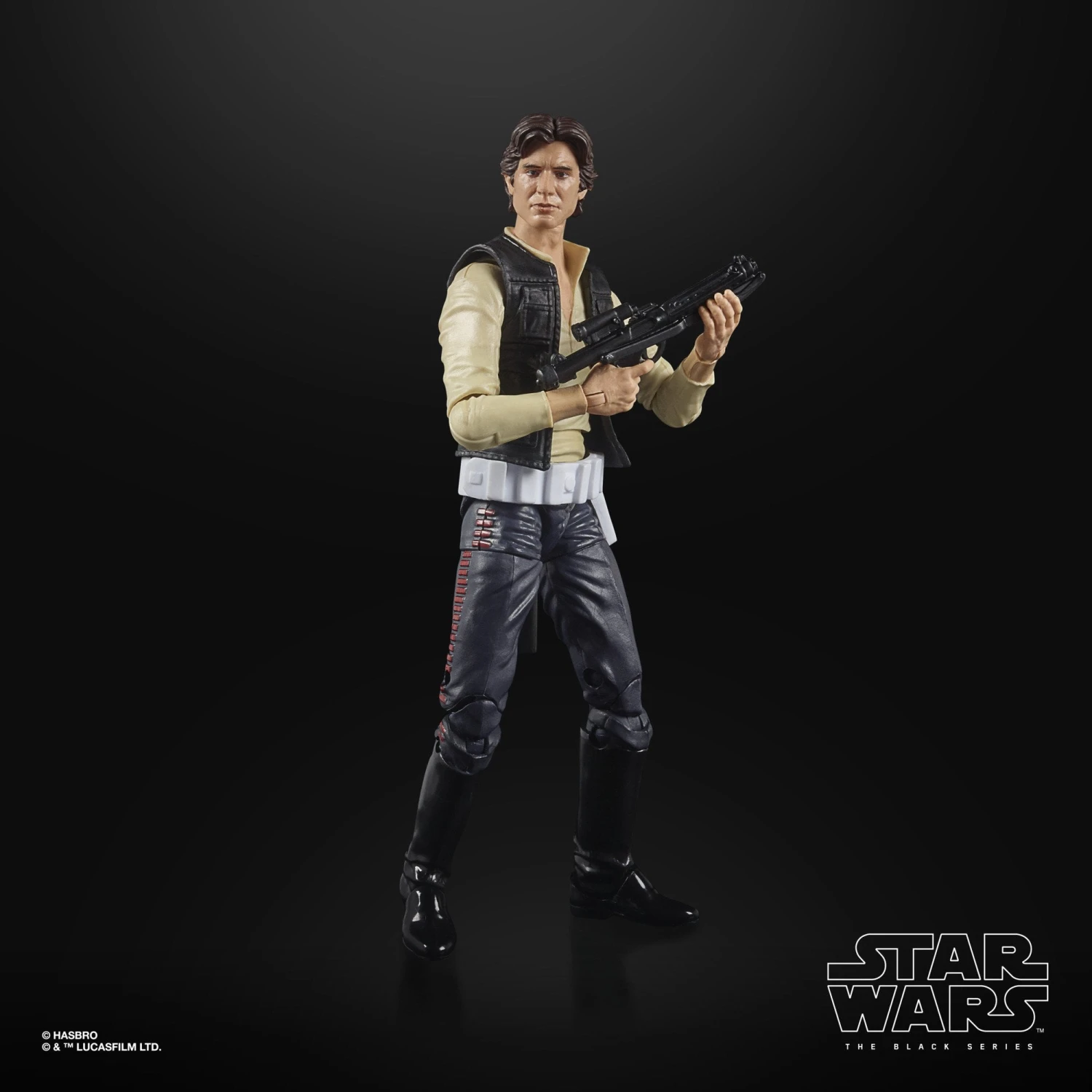 Hasbro Star Wars The Black Series Lucasfilm 50th Anniversary The Power Of The Force Han Solo 6 Inch Action Figure 4 Hasbro Star Wars The Black Series Lucasfilm 50th Anniversary The Power Of The Force Han Solo 6 Inch Action Figure - Image 2
