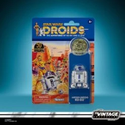 Hasbro Star Wars Vintage Collection Droids Cartoon Artoo-Detoo (R2-D2) 3.75" Action Figure 11 Hasbro Star Wars Vintage Collection Droids Cartoon Artoo-Detoo (R2-D2) 3.75" Action Figure -Hasbro 5010993954407
