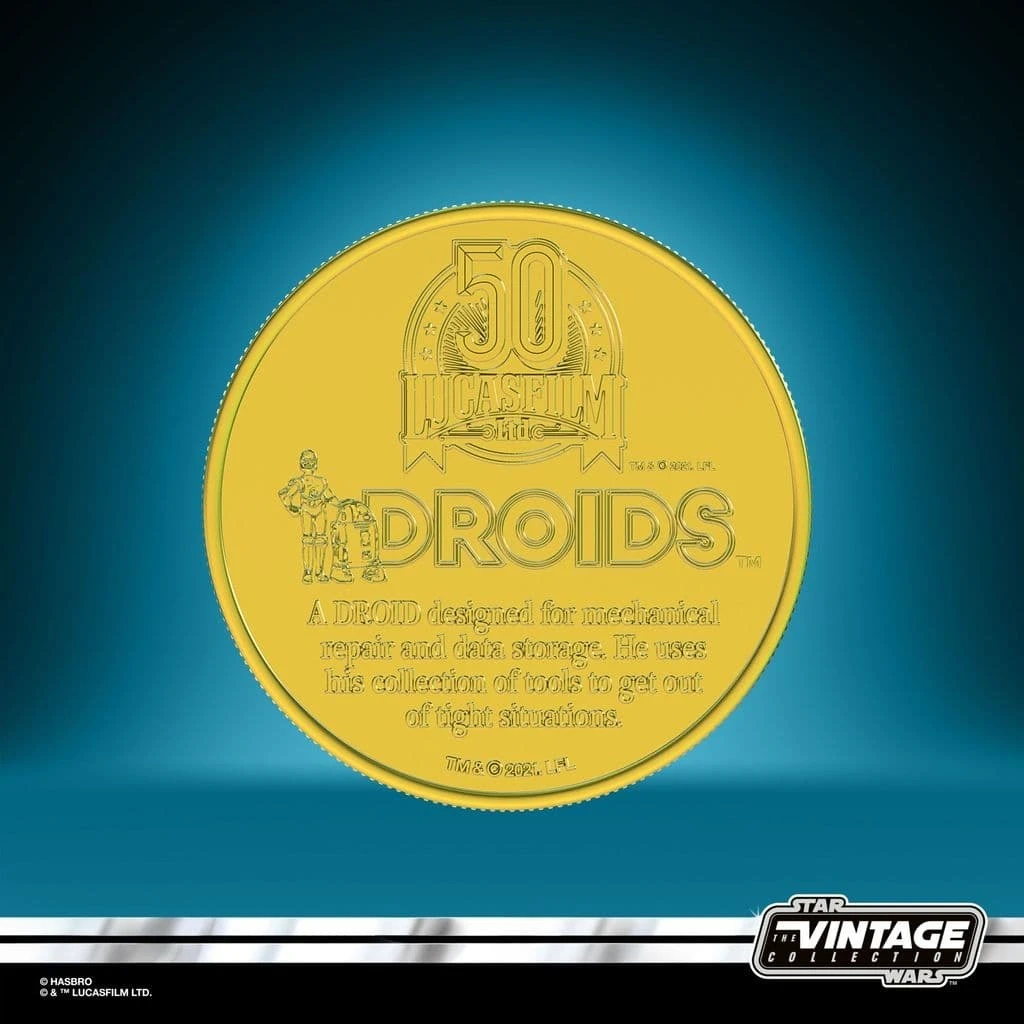 Hasbro Star Wars Vintage Collection Droids Cartoon Artoo-Detoo (R2-D2) 3.75" Action Figure 6 Hasbro Star Wars Vintage Collection Droids Cartoon Artoo-Detoo (R2-D2) 3.75" Action Figure - Image 4