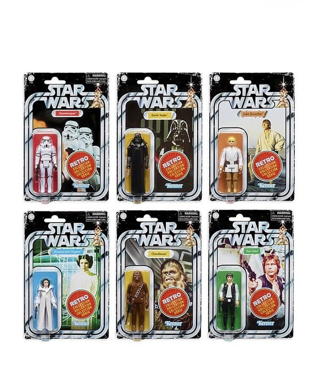 Hasbro Star Wars Retro Collection Star Wars: A New Hope Collectible Multipack 4 Hasbro Star Wars Retro Collection Star Wars: A New Hope Collectible Multipack - Image 2