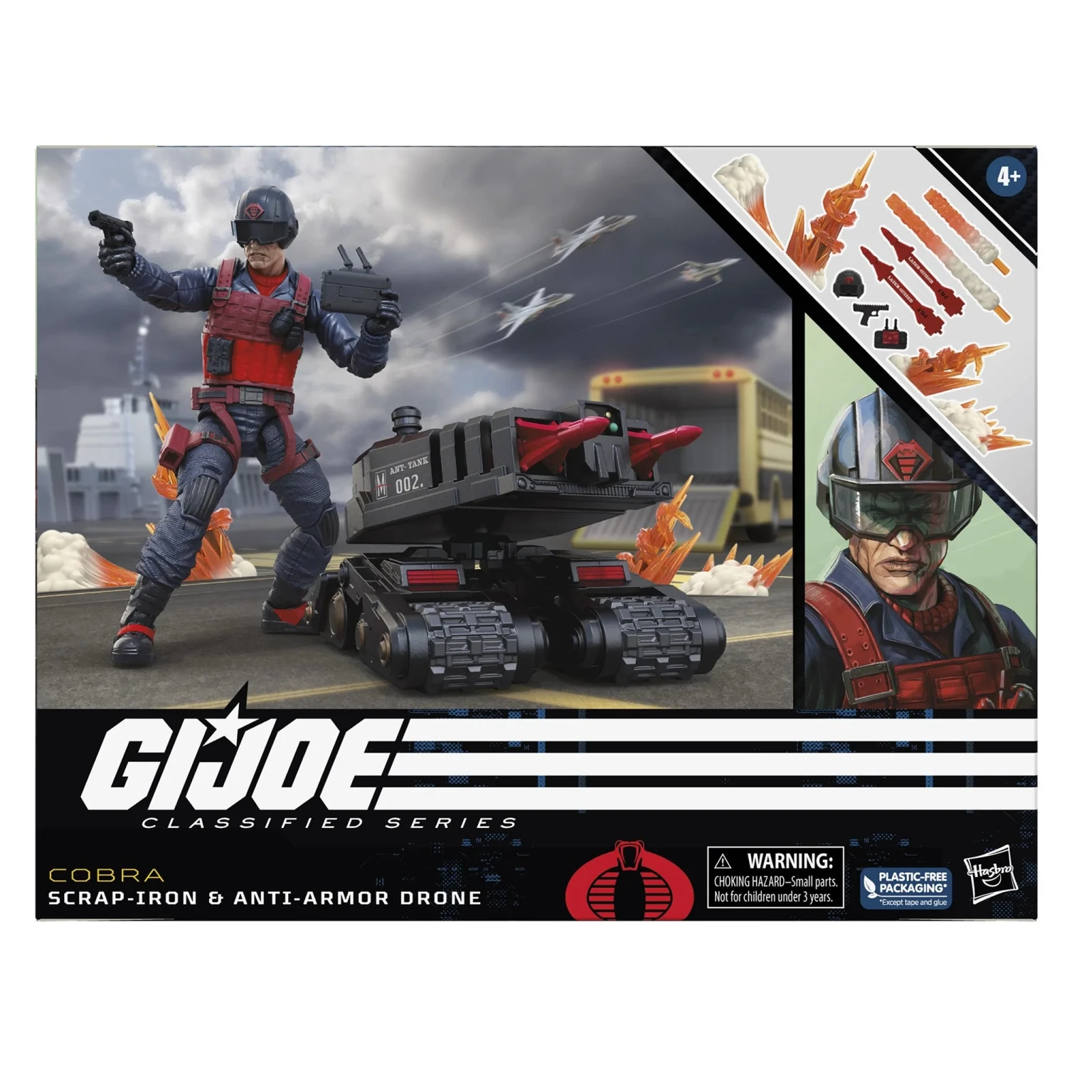 Hasbro G.I. Joe Classified Series Scrap-Iron & Anti-Armor Drone Action Figure 8 Hasbro G.I. Joe Classified Series Scrap-Iron & Anti-Armor Drone Action Figure - Image 6