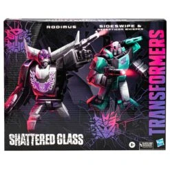 Hasbro Transformers Generations Shattered Glass Voyager Rodimus And Deluxe Sideswipe & Decepticon Whisper Action Figure 2 Pack 7 Hasbro Transformers Generations Shattered Glass Voyager Rodimus And Deluxe Sideswipe & Decepticon Whisper Action Figure 2 Pack -Hasbro 5010996138880