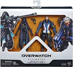Hasbro Overwatch Ultimates Series Soldier: 76 & Shrike (Ana) Skin Dual Pack 6" Collectible Action Figures