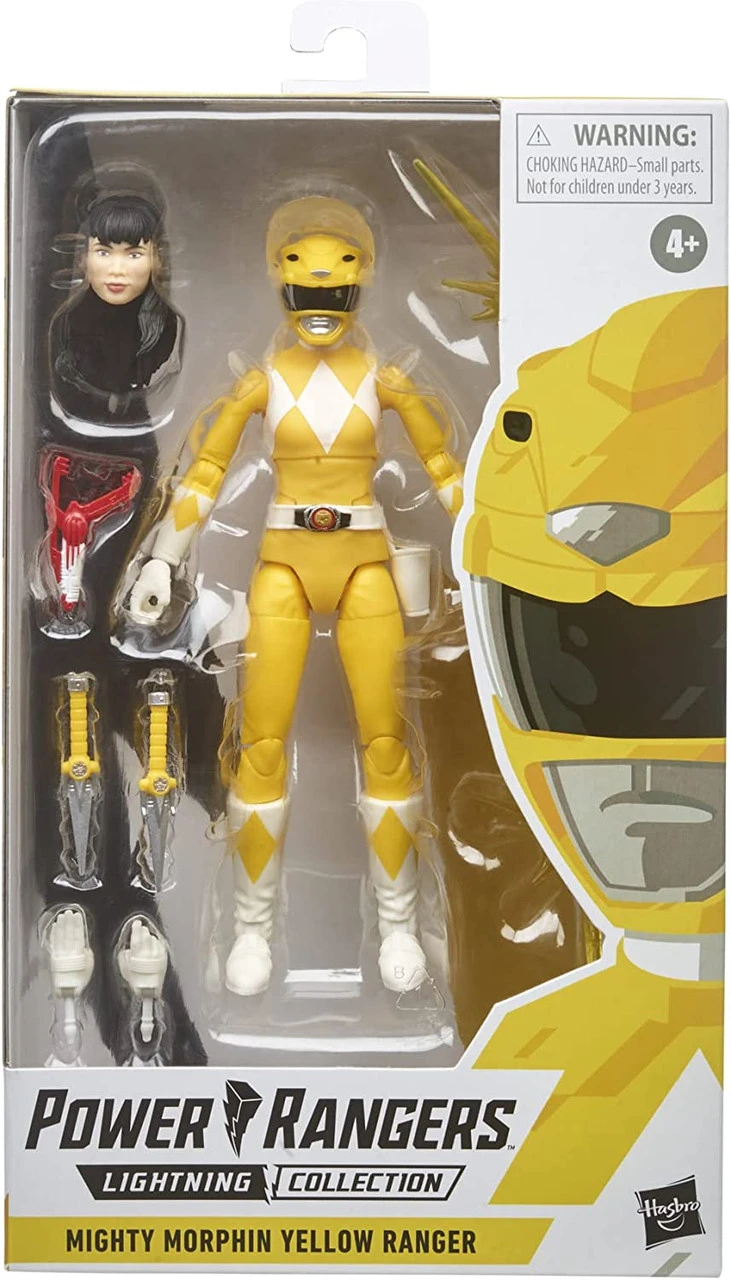 Hasbro Power Rangers Lightning Collection MMPR Yellow Ranger 6" Action Figure 3 Hasbro Power Rangers Lightning Collection MMPR Yellow Ranger 6" Action Figure
