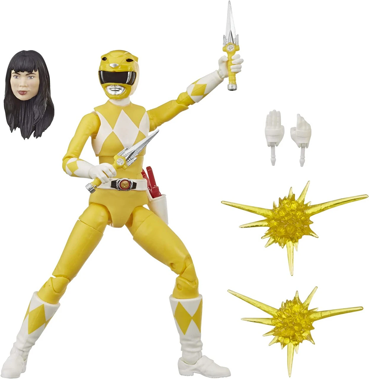 Hasbro Power Rangers Lightning Collection MMPR Yellow Ranger 6" Action Figure 4 Hasbro Power Rangers Lightning Collection MMPR Yellow Ranger 6" Action Figure - Image 2