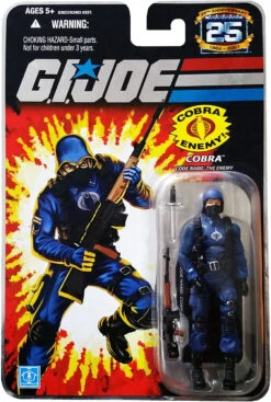 Hasbro GI Joe 25th Anniversary Cobra Trooper FOIL CARD Action Figure 3.75 Inches