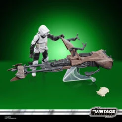 Hasbro Star Wars The Black Speeder Bike And Biker Scout 3.75" Action Figure -Hasbro STL257477 4 23446.1667347313