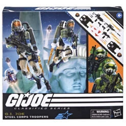 Hasbro GI Joe Classified Series Steel Corps Troopers 2 Pack6in Action Figure