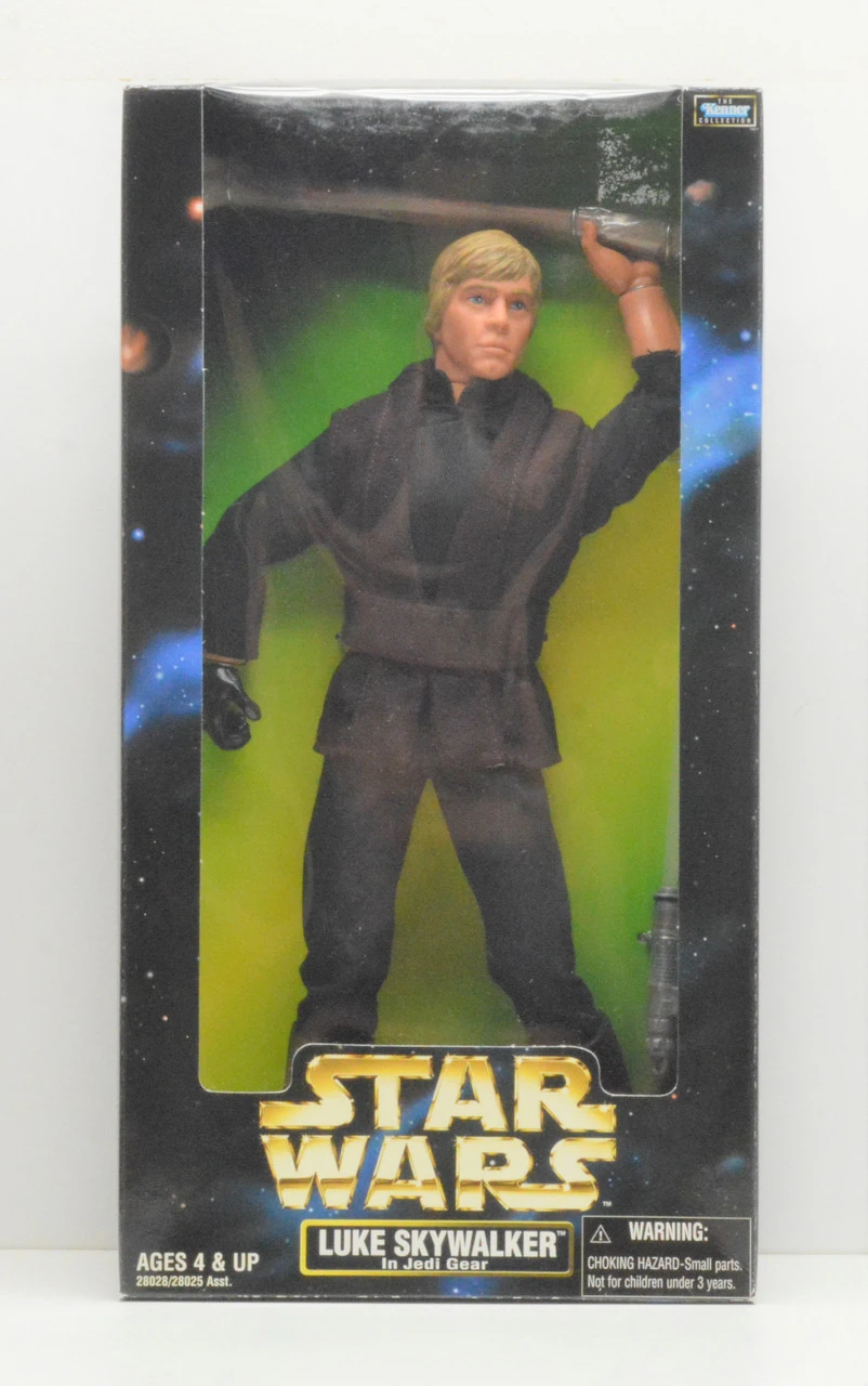 Hasbro Kenner Star Wars Action Collection Luke Skywalker In Jedi Gear 12" Action Figure 3 Hasbro Kenner Star Wars Action Collection Luke Skywalker In Jedi Gear 12" Action Figure
