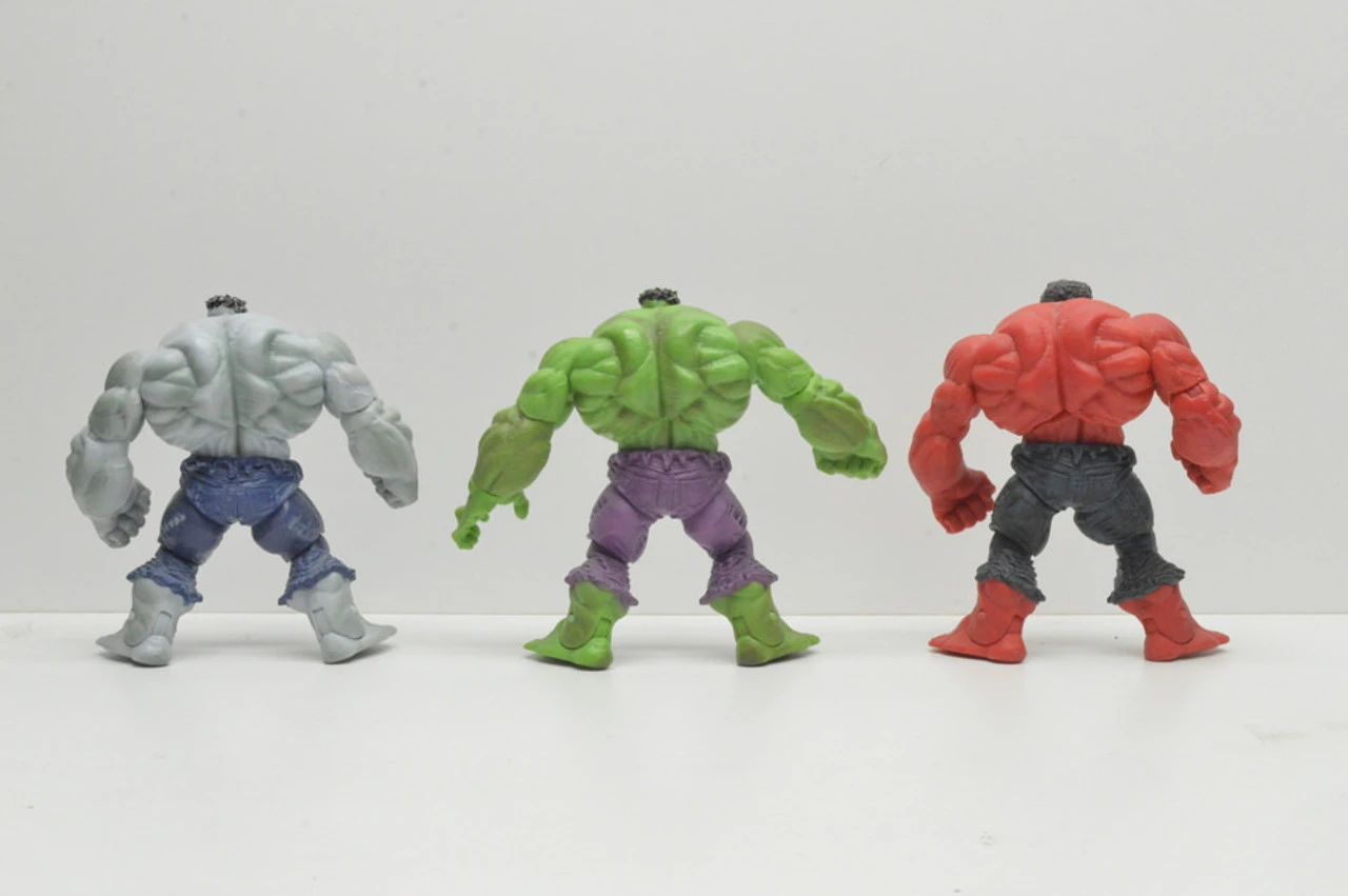 Hasbro Marvel Universe Hulk Set Of 3 (No Package) 9 Hasbro Marvel Universe Hulk Set Of 3 (No Package) - Image 7