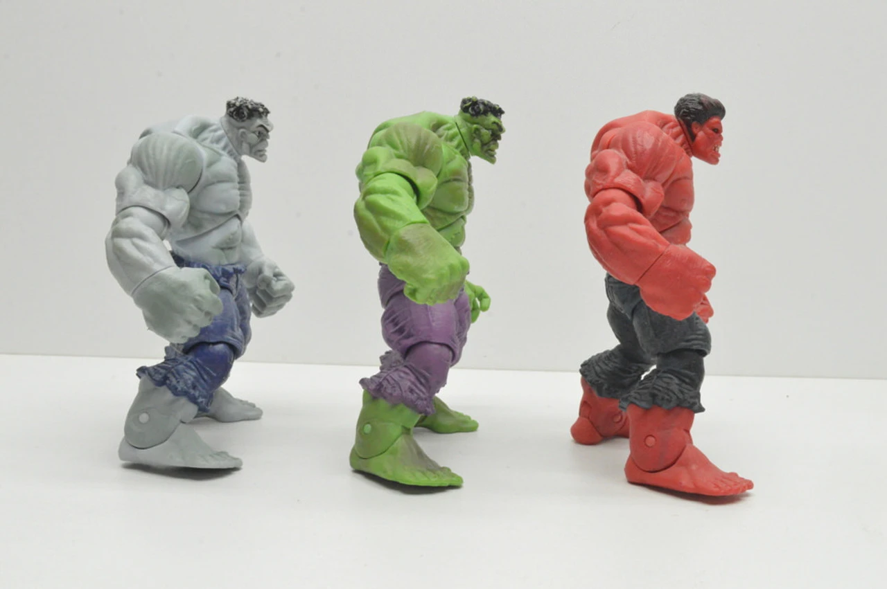 Hasbro Marvel Universe Hulk Set Of 3 (No Package) 10 Hasbro Marvel Universe Hulk Set Of 3 (No Package) - Image 8