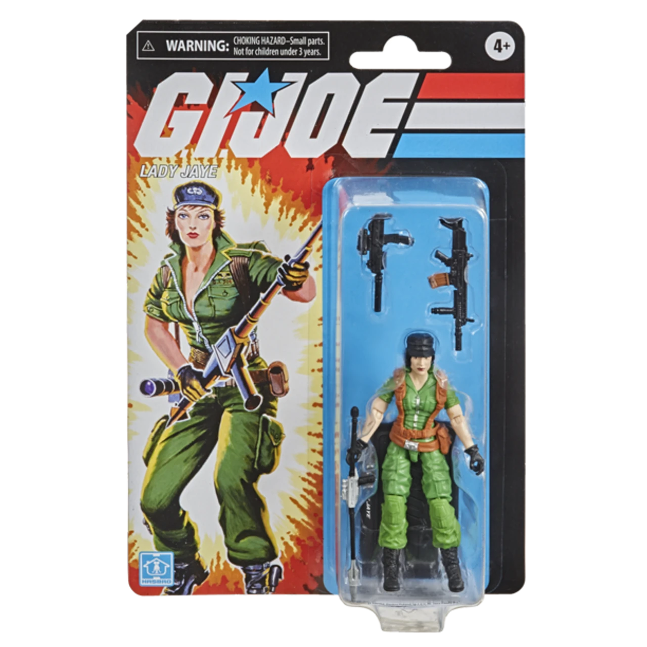 Hasbro G.I. Joe Retro Collection Lady Jaye 3.75-Inch 3 Hasbro G.I. Joe Retro Collection Lady Jaye 3.75-Inch