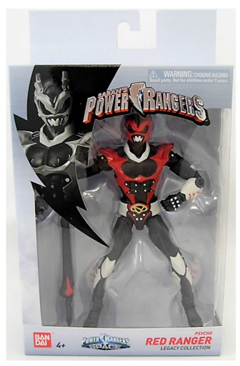 Hasbro Power Rangers Space Psycho Red Ranger 6" Action Figure 4 Hasbro Power Rangers Space Psycho Red Ranger 6" Action Figure - Image 2